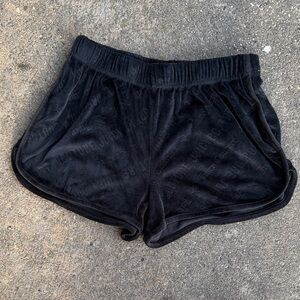 Juicy Couture Black Athletic Shorts